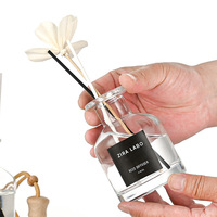 Diffuseur de roseau rond creux personnalisé en gros bouteille d'aromathérapie décoration de la maison 50 ml 100 ml 150 ml 250 ml