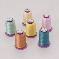 1 bobine de fil à broder en polyester 120D/2, fil coloré pour machine à broder informatisée et machine à broder