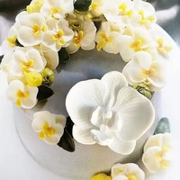 Moule en silicone pour gâteau d'orchidée 3D DIY Fleur Fondant Gelée Moule Phalaenopsis Bougie Savon Bonbons Chocolat Décoration de gâteau Outil de cuisson
