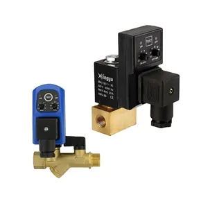 1/2'' Auto Electronic Water Drain Valve: Air Compressor Timer, Pneumatic Solenoid Valve with Adjustable Timing