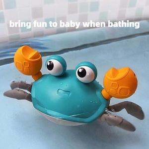 Cute Plastic Wind up Water Walking Baby Moving Bath <strong>Toy</strong> Animal Tummy Dancing <strong>Crawling</strong> <strong>Crab</strong> <strong>Toy</strong> for Infant Gift - Product Image 3