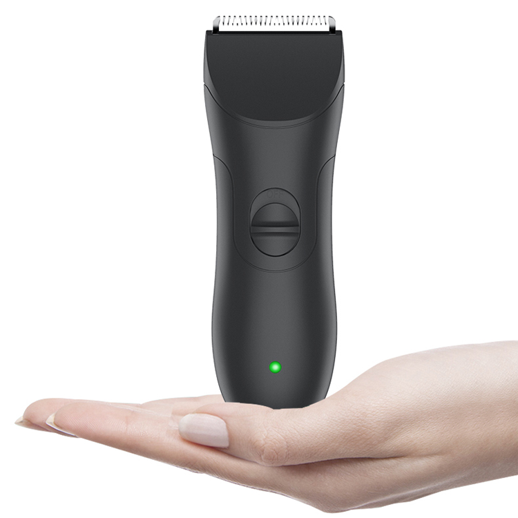 Профессиональная Водонепроницаемая электрическая классическая машинка для стрижки волос, перезаряжаемая Мужская машинка для стрижки волос, для паха, лобкового тела, черная машинка для стрижки волос