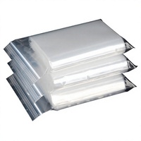 Sac en polyéthylène transparent durable, imperméable, réutilisable, auto-scellant, pour bijoux, cosmétiques, petites pièces, rangement