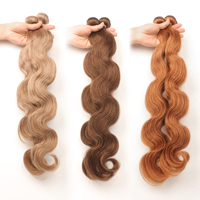 Extensions de cheveux naturels Body Wave à double trame, qualité 12A Remy, pour un volume luxueux à coudre