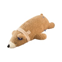 Oreiller en peluche doux en coton PP, ours polaire et pingouin, pour l'hiver, anti-stress, cadeau unisexe pour enfants, animaux en peluche