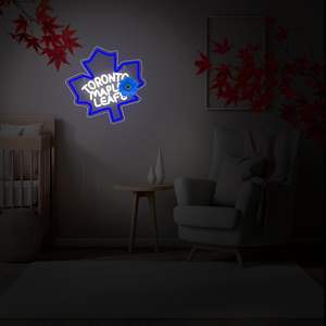 لوحة قيقب ليد لافتة نيون تعمل بمنفذ USB ديكور جداري للفريق الرياضي ديكور جداري لغرفة النوم هدية مثالية لمحبي الهوكي-منظر طبيعي للأولاد - Product Image 6