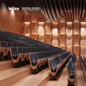 HOZE Chaise inclinable <span class=keywords><strong>manuelle</strong></span> moderne en bois HS-2103-Siège de théâtre ergonomique durable et écologique pour auditoriums et cinémas - Product Image 3