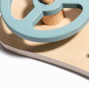 Juguetes Educativos para Niños, Juguete de Simulación Temprana, Volante de Coche de Madera, Tablero de Actividades Montessori, Juego Educativo Infantil - Product Image 6