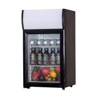 Réfrigérateur de comptoir pour boissons, congélateur, vitrine, table, 42L, petit réfrigérateur