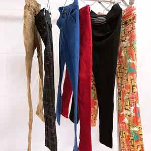 LCP kadınlar bayanlar pamuklu pantolonlar moda tasarım balya kullanılan giysiler İkinci el giyim satış Ukay filipinler afrika