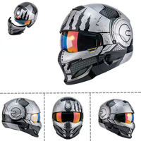 Casque de moto intégral rétro, homologué DOT, scooter, doublure douce de haute qualité avec visière simple, ECE 2206