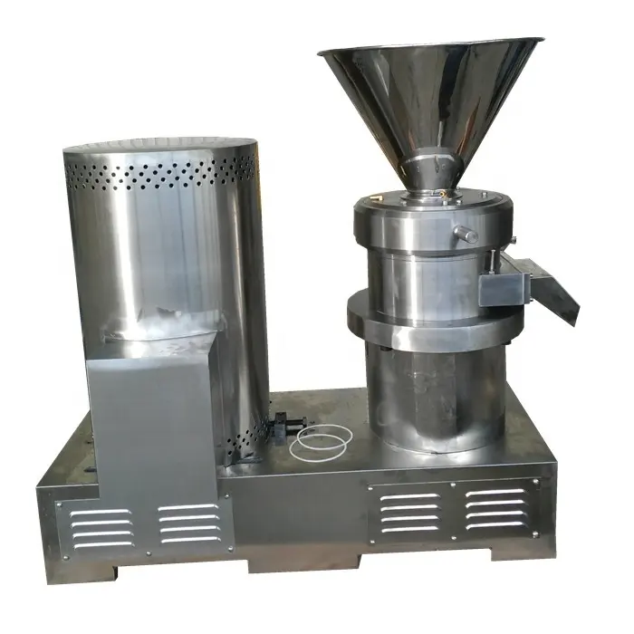 Stainless steel Peanut butter making machine grinder Industrial colloid mill almond nut sesame chili sauce making machine