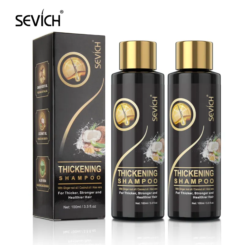 Shampoo e condicionador para crescimento capilar conjunto de shampoo espessante de marca própria para tratamento de calvície