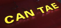 Enseigne LED 3D personnalisée de qualité supérieure avec logo, lettres 3D, enseigne rétroéclairée avant et arrière, enseigne LED personnalisée, logo LED personnalisé