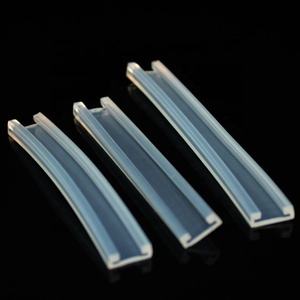 Copertura Rettangolare <span class=keywords><strong>Trasparente</strong></span> in Silicone per Strisce LED, <span class=keywords><strong>Tubo</strong></span> <span class=keywords><strong>Flessibile</strong></span> Anti-invecchiamento per Strisce Luminose a LED - Product Image 4