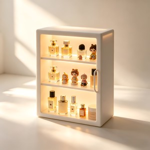 Elegante Organizzatore in Acrilico Trasparente con Bordi Lucidi e Design Moderno per l'Esposizione di Prodotti di Bellezza di Lusso - Product Image 6