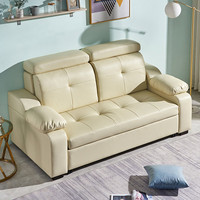 Ausziehbares Smart Multifunktionales Schlafsofa Modernes Leder Klappsofa mit Bettfunktion