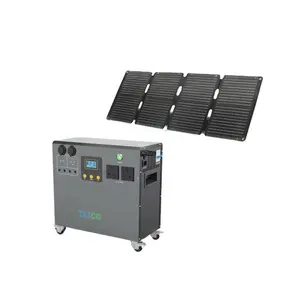 1000w 2000w Lifepo4 배터리 캠핑 야외 발전기 휴대용 발전소/충전 태양 전지 패널 은행 휴대용 발전소