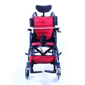 Silla de ruedas de aluminio reclinable de elevación de alta calidad para parálisis cerebral niños adultos-Suministros de terapia de rehabilitación peso ligero - Product Image 3