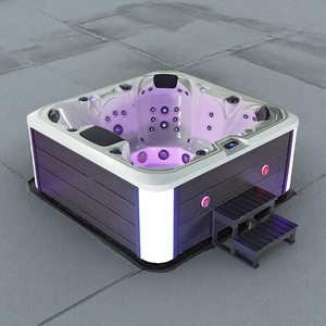 Jacuzzi Exterior Moderno Whirlpool de 2.1m para 3 Personas, Spa de Lujo con 37 Jets - Económico - Product Image 1