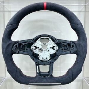 Volant entièrement en Alcantara, très demandé, pour Volkswagen Golf MK7 MK7.5 MK8 R <span class=keywords><strong>GTI</strong></span> GTD <span class=keywords><strong>TCR</strong></span>, remplacement direct - Product Image 1
