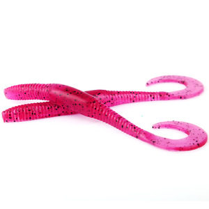 Señuelo blando de 12.5 cm con cola única morada en forma de hoz, cebo artificial biónico para pesca de lubina en agua dulce - Product Image 5