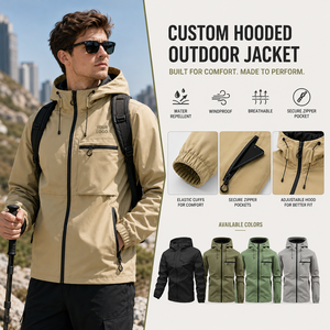 Polyester Windproof Jacket Custom OEM Workwear Waterproof Shell <b>Coat</b> for Transportation Fleet And Driver Uniform Program - Product Image 1