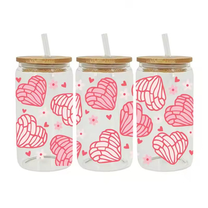 Wholesale Tumbler Transfer No Heat Needed Waterproof UV DTF Cup Wrap Transfers 16 oz Coffee Mug <b>Flower</b> <b>Sticker</b> Label - Product Image 3