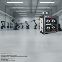 Compresor de Aire de Voltaje Flexible 380v/440v, Capacidad de 16-36CFM, Aire Comprimido para Operaciones Robóticas Automatizadas