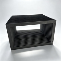 Housse de protection télescopique pour rail de guidage Yodel, soufflet rectangulaire en nylon accordéon pour CNC