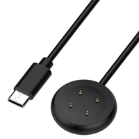 Accessoires pour montre connectée Pixel Watch 2 3, chargeur pour Google Pixel Watch 2 3, câble de charge rapide magnétique USB C noir