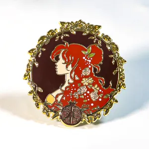 Metal personalizado duro esmalte pin crachá lapela Pin personalizado esmalte duro Pin Diversiform Anime Magnet