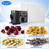 Pengering Baki Pompa Panas Terkendali PLC Produktivitas Tinggi untuk Bahan Baku Bunga Kering dan Herbal Beraroma