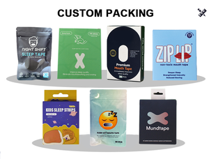 Custom Packing Latex Free Kinesiology Sleep <b>Strips</b> for Sleeping Nighttime Anti Loud Snoring Sleep Mouth Tape for Your Mouth - Product Image 6