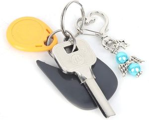 Llavero de metal con colgante de ángel y hada, dijes de piedras mixtas con cierres giratorios <span class=keywords><strong>para</strong></span> bolsos, monederos y llaveros - Product Image 6