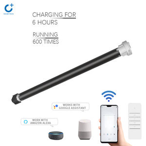 Stores enrouleurs électriques pour fenêtres intérieures avec batterie au lithium rechargeable intégrée, moteur intelligent pour stores - Product Image 2