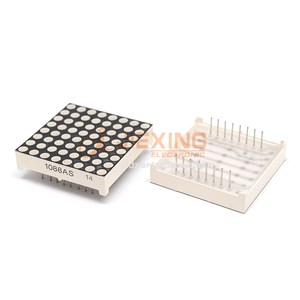 Ma Trận 8*8 Chấm 1088AS Màn Hình Led 3Mm Cực Âm Thông Dụng Màu Đỏ Siêu Sáng 32*32Mm Chấm Tròn 8X8 - Product Image 2