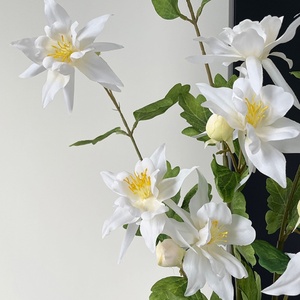 Flores Colgantes Artificiales Hechas a Mano con Diseño de <span class=keywords><strong>Jazmín</strong></span> y Begonia Impresas en 3D C936 para Decoración de Interiores de Lujo - Product Image 6