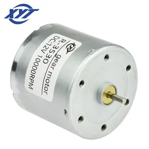 RK-3530 24V Gear Brush Motor Dc, untuk Produsen Printer Daya Rendah Torsi Tinggi Kebisingan Rendah 12V 6000 10000 Rpm