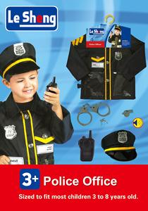 Born Toys Premium Pompier Police Doctor Costumes Age 3-7 Kids Dress-Up Role Play Set - Product Image 4