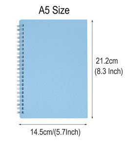 Wholesale Custom Printed <b>Personalised</b> <b>School</b> Student A5 Leather Cover Spiral Notebooks Bulk Printing Gift Customized - Product Image 3