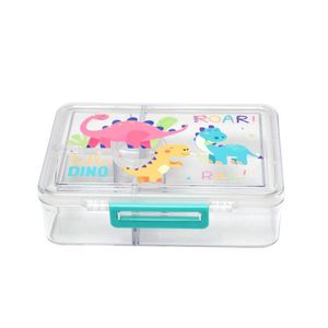 Tritan Transparent Thickened Multi-Functional Portable <b>Lunch</b> <b>Box</b> Vacuum Sealed Non-Slip <b>Compartment</b> Cartoon Design Food Grade - Product Image 1