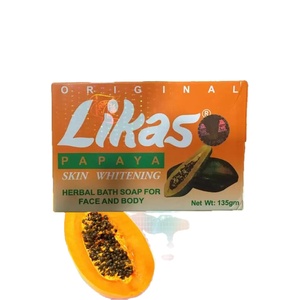 <span class=keywords><strong>Likas</strong></span> <span class=keywords><strong>Savon</strong></span> jaune papaye blanchissant à l'huile d'olive biologique - Product Image 3