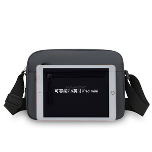 Xuanmeio Men's Shoulder <b>Bag</b> Gray Black Dark Blue Portable Crossbody <b>Bag</b> For Everyday Use Summer 2026 - Product Image 4