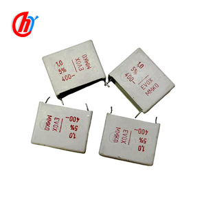 Condensador de película delgada EVOX 1UF 400V 105/1000nf, distancia entre pines de 27.5 mm, serie MMK, condensador de 1Uf 400V - Product Image 1