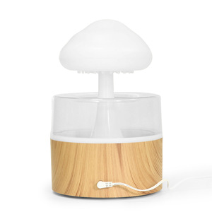Humidificador de gota de lluvia de 260Ml, instalación de mesa, goteo de agua eléctrico de plástico para uso doméstico, aromaterapia, 1 año - Product Image 2