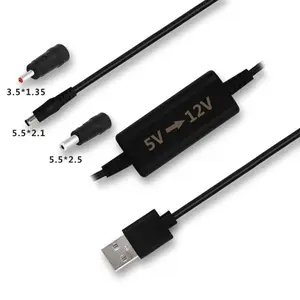 Usb 5V Dc 2A şarj gerilimi bir mikro 24V düşürücü konvertör 12V 9V kablo