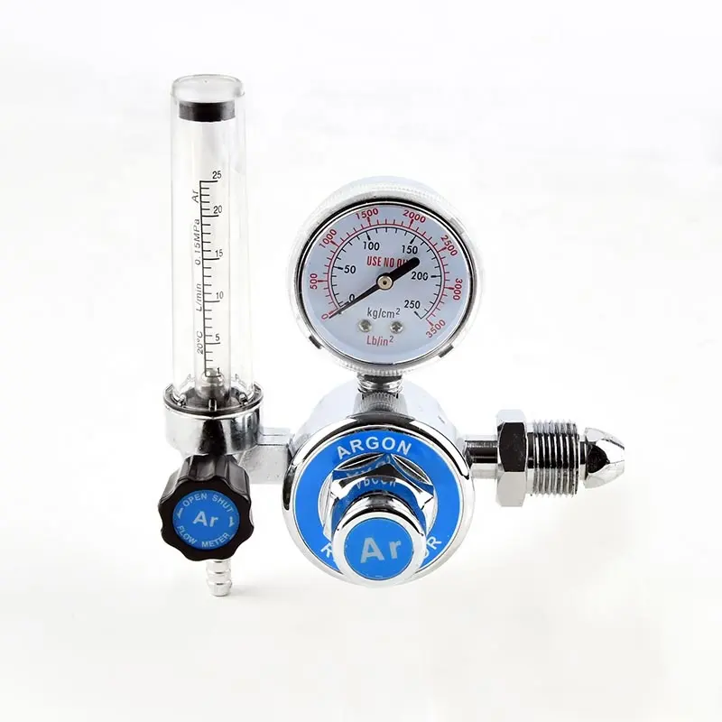 Uweld Ar gas regulator full brass body regulator gas per saldatura flussometro gas regolatore di pressione prezzi