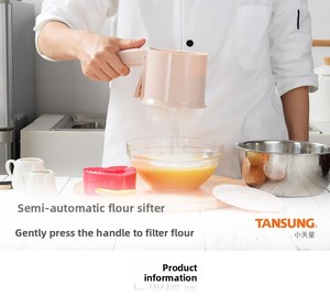 Tamis à farine en gros de type H, tamis à poudre, outil de pâtisserie, petite taille, anti-rouille, léger, facile à utiliser - Product Image 3