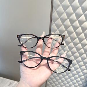 Monture de lunettes de style coréen œil de chat, monture complète en TR90, verres en résine anti-UV, unisexe, surdimensionnés, pour verres correcteurs, Danyang - Product Image 4